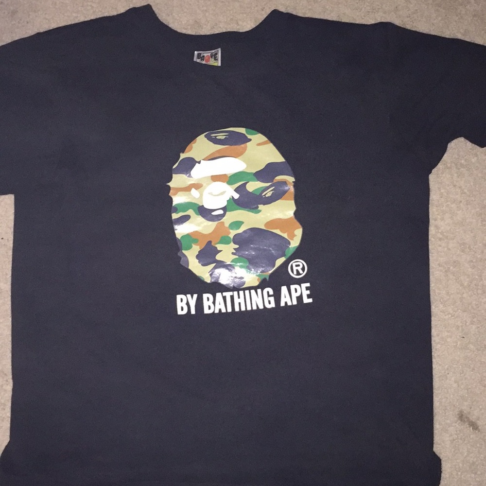 ONLINE EXCLUSIVE BAPE HEAD TEE LARGE worn one time